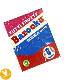 Bazooka Tutti Frutti Bubblegum Wallet pack 33g