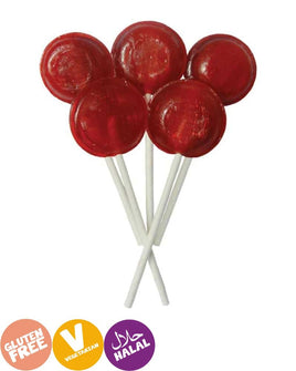 Dobsons Cherry Mega Lollies Pack of 5