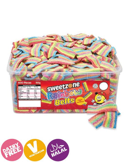 Sweetzone Rainbow Belts Loose Sweets