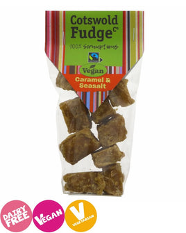 Cotswold Fudge Co. Vegan Caramel & Seasalt Fudge 150g