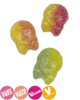 BUBS Mini Sour Fruit Foam Skulls Loose Sweets