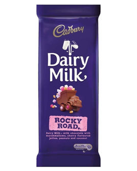 Cadbury Dairy Milk Rocky Road Chocolate Block 180g Australian Import