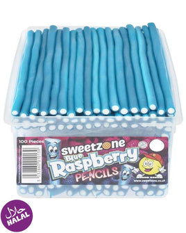 Sweetzone Blue Raspberry Pencils Pack of 10
