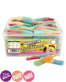 Sweetzone Fizzy Tutti Frutti Bottles Loose Sweets