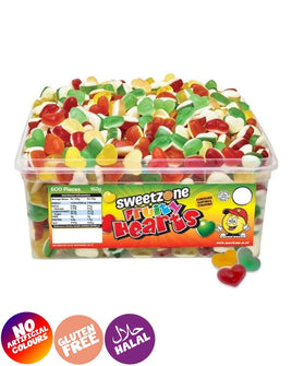 Sweetzone Fruity Hearts Loose Sweets