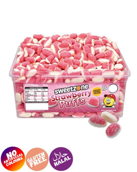 Sweetzone Strawberry Puffs Loose Sweets