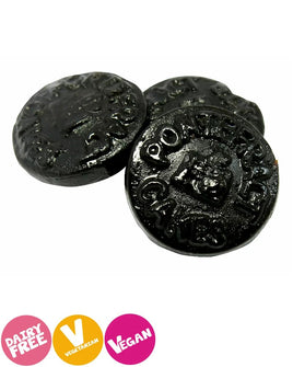 Taveners Pontefract Cakes Liquorice Loose Sweets