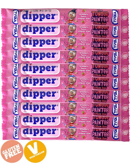 Vidal Dipper Tongue Painter Strawberry Chew Bar Pack of 10