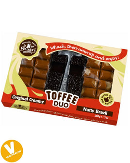 Walkers Nonsuch Duo Creamy & Nutty Brazil Hammer Slab Pack 200G